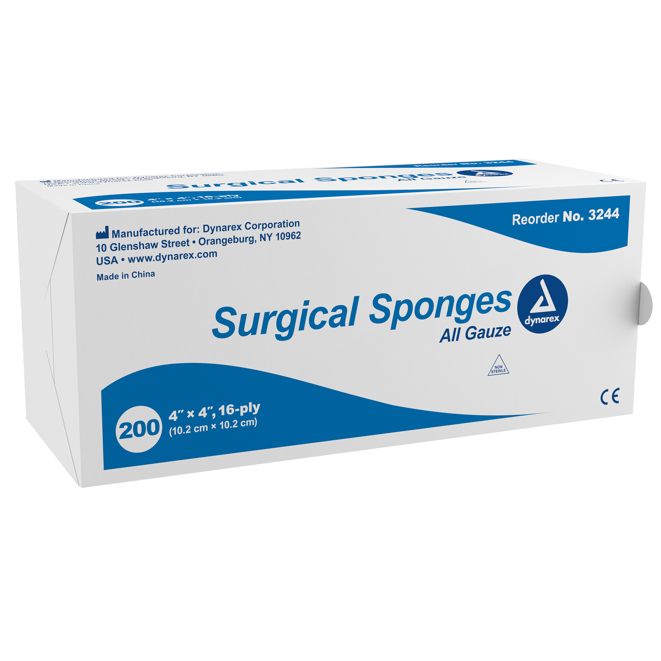 Surgical Gauze Sponge 4 x 4in 16 Ply