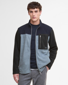 Colour Block Fleece Grey Marl