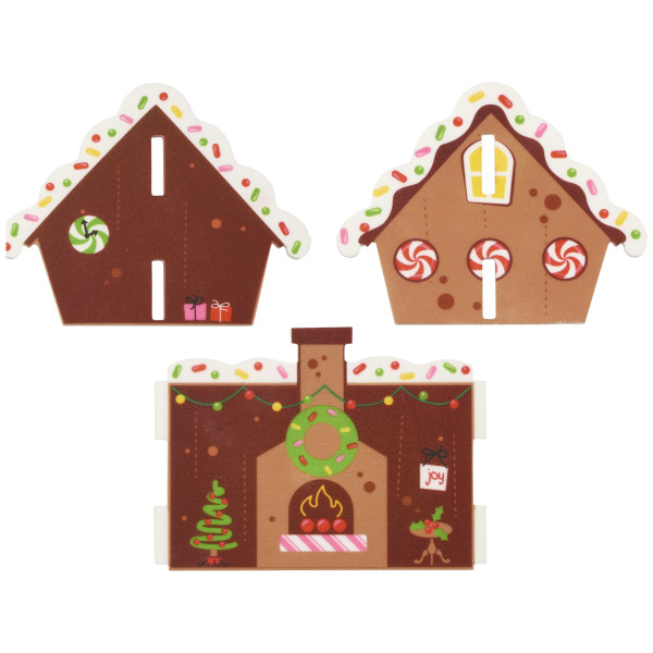 Gingerbread House Gum Paste Layon