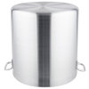 40-quart Arkadia™ aluminum stockpot in natural finish