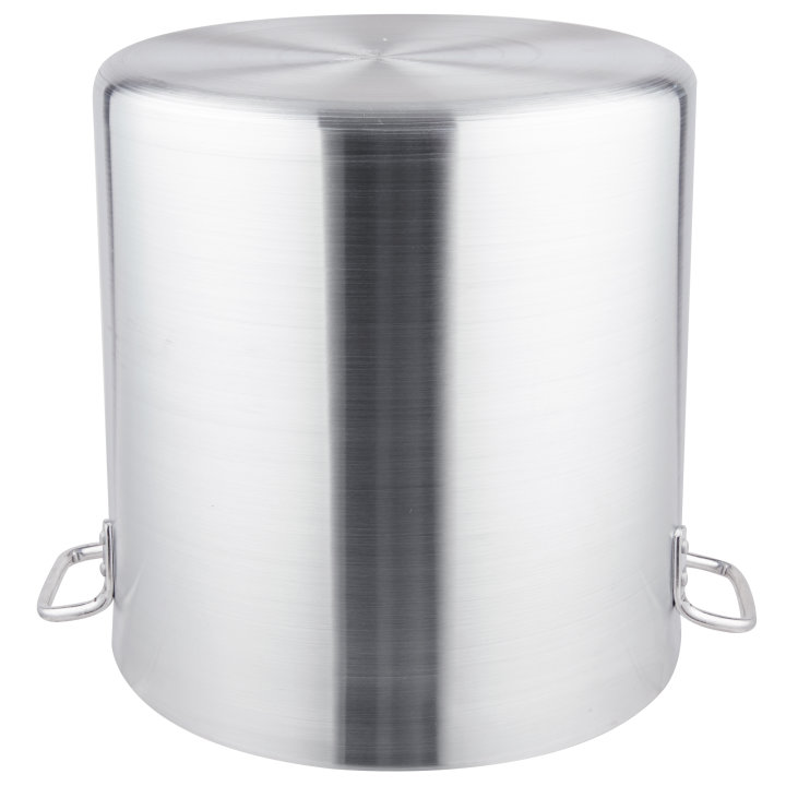 40-quart Arkadia™ aluminum stockpot in natural finish