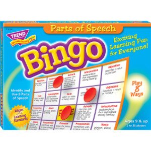 Parts of Speech Bingo Game