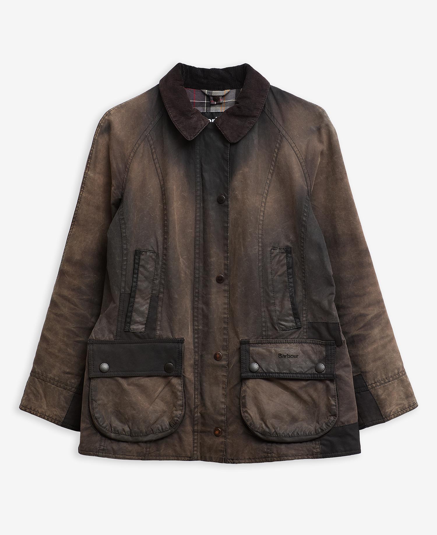 Barbour Re-Loved Beadnell Waxed Jacket - Size 12 image number 0