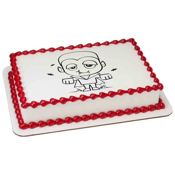 Paintable Vampire PhotoCake® Edible Image®