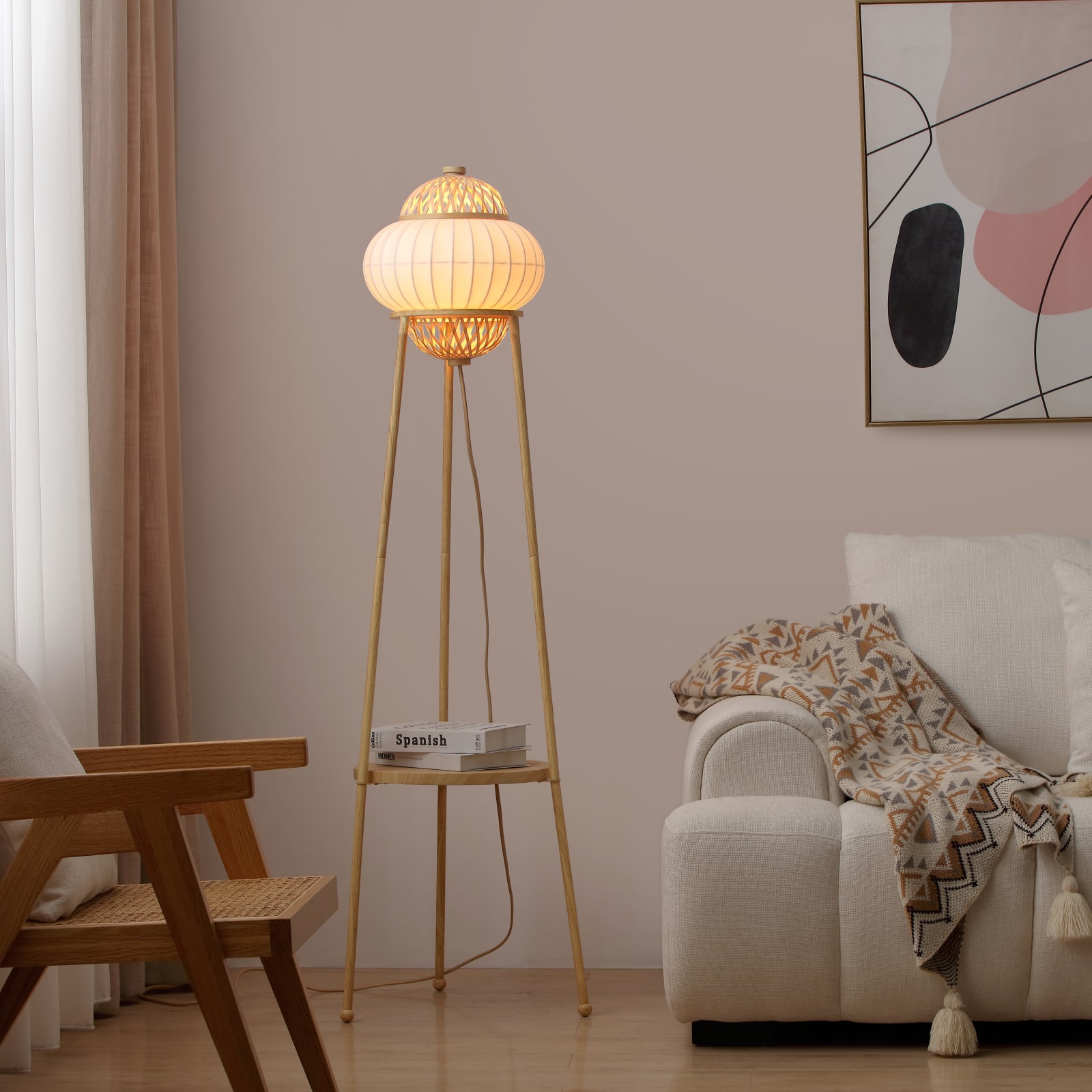 Hikari Floor Lamp — installation 1
