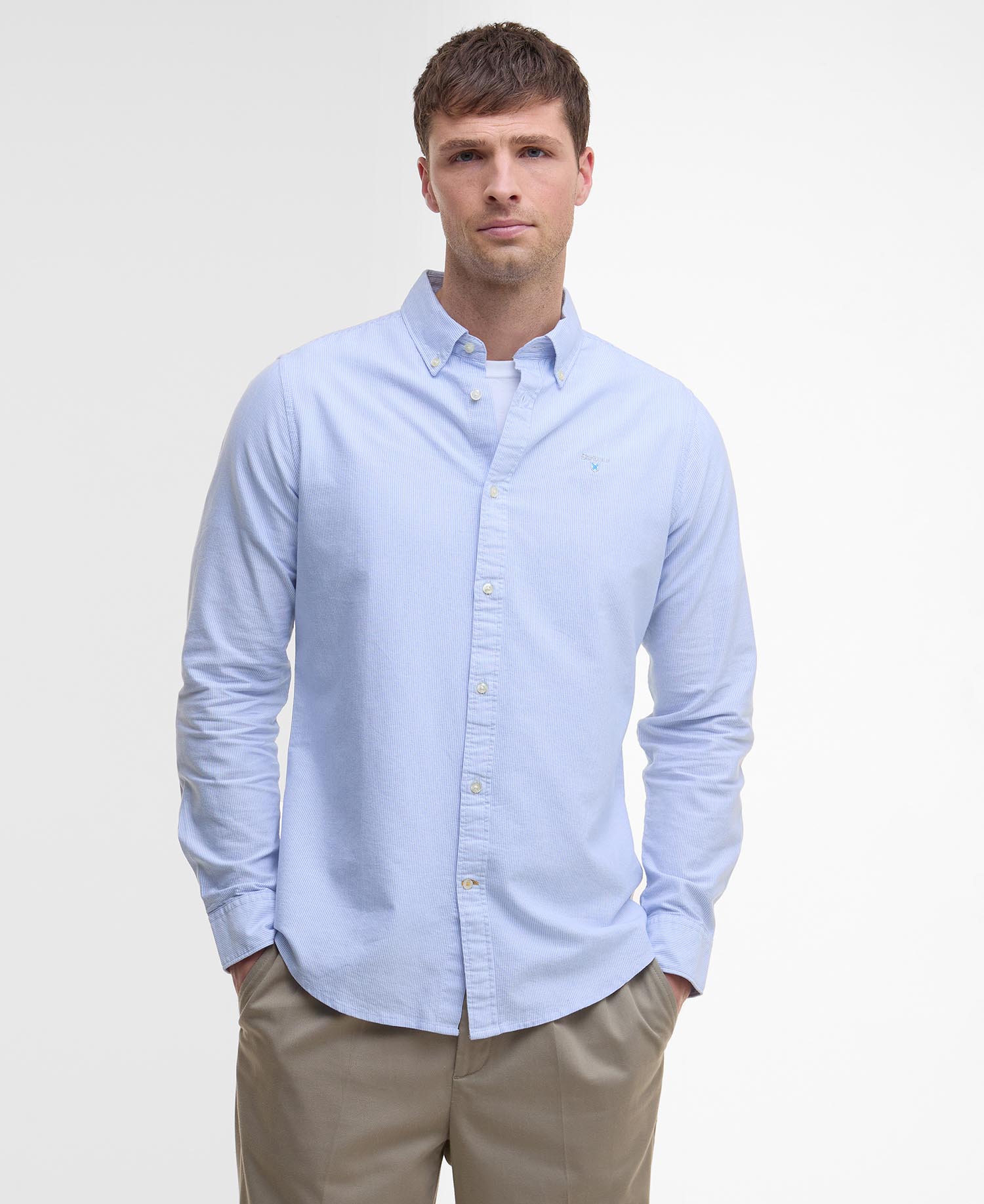Camicia sartoriale Oxford a righe image number 0