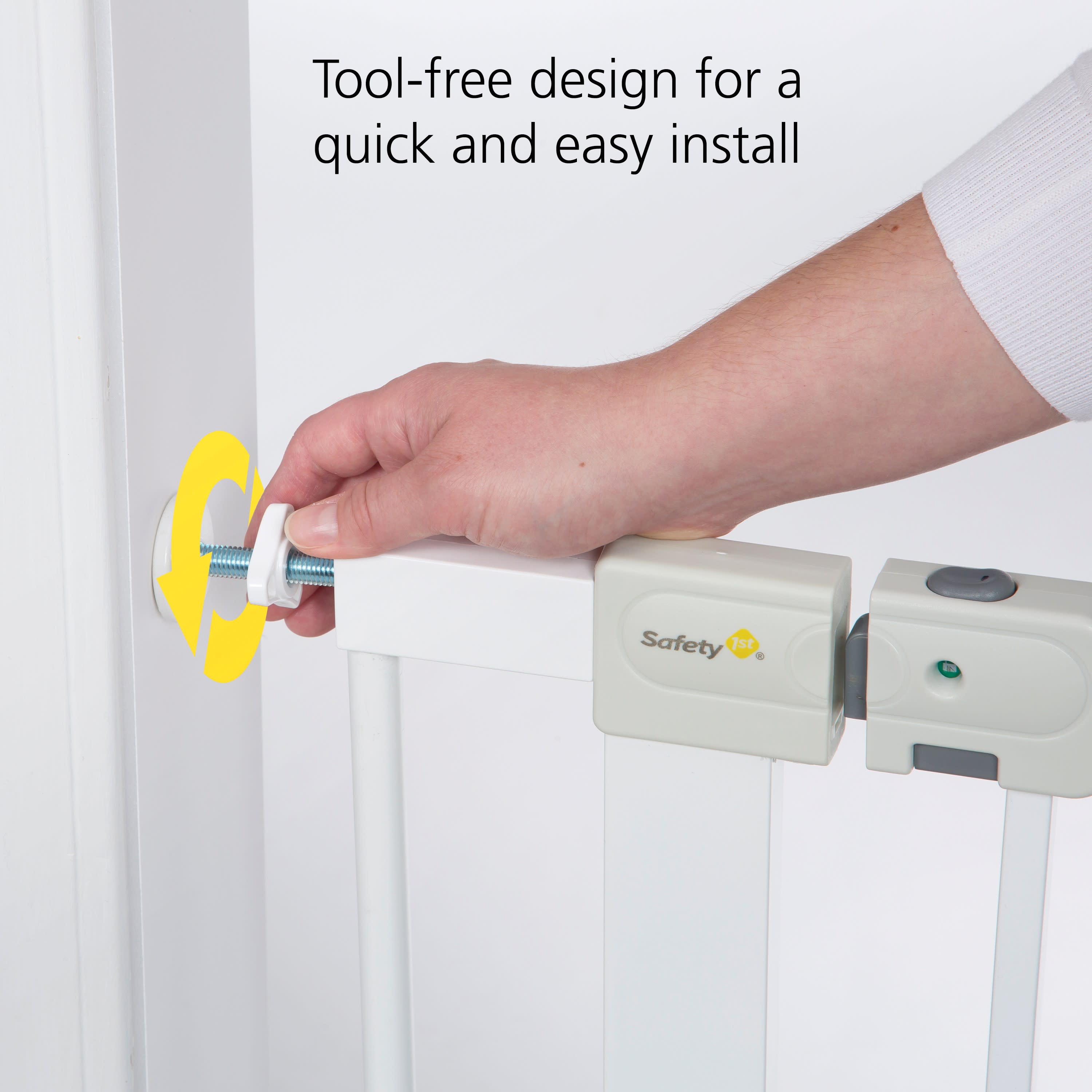 Safety 1st Kids/Baby/Pet Multi-Use Easy-Install Auto-Close Gate