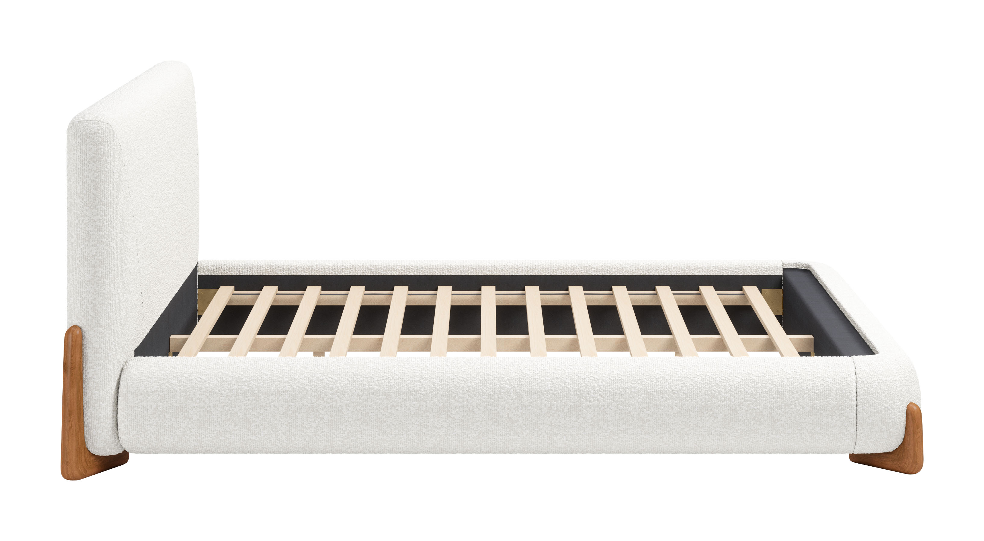 Baris Queen Bed Ivory product image