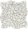 Aquata Ivory Random Pebbles Mosaic