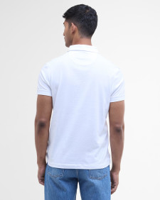 Corpatch Short-Sleeved Polo Shirt Classic White