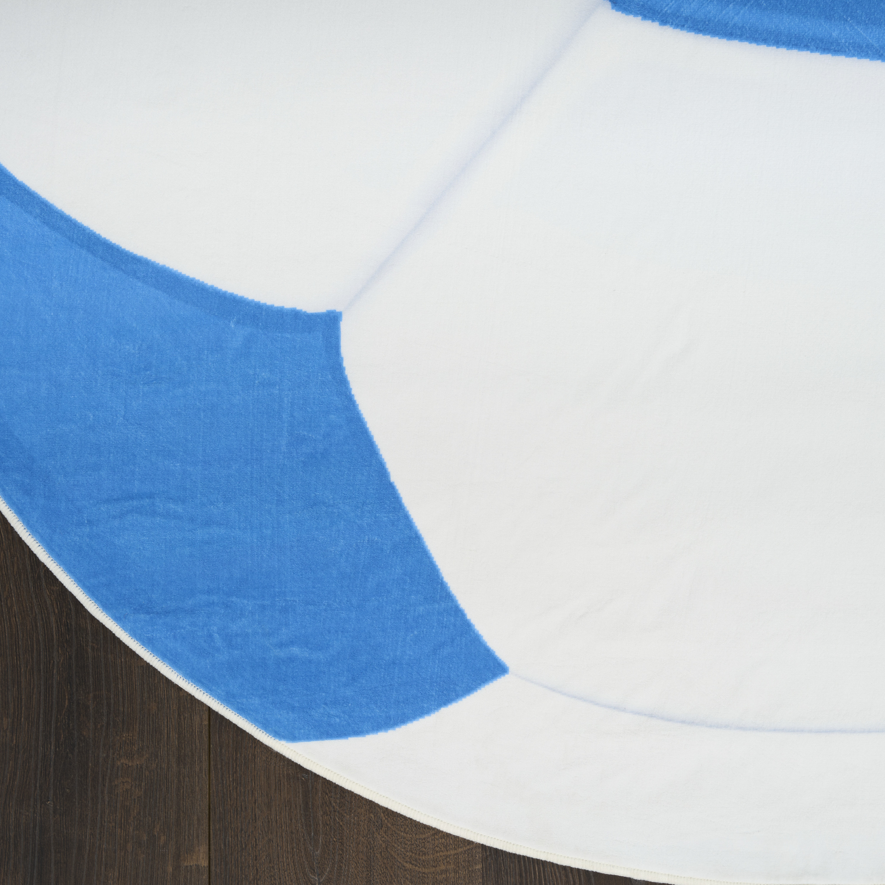 Nourison Imagination 5' x Round Blue Kids Indoor Rug