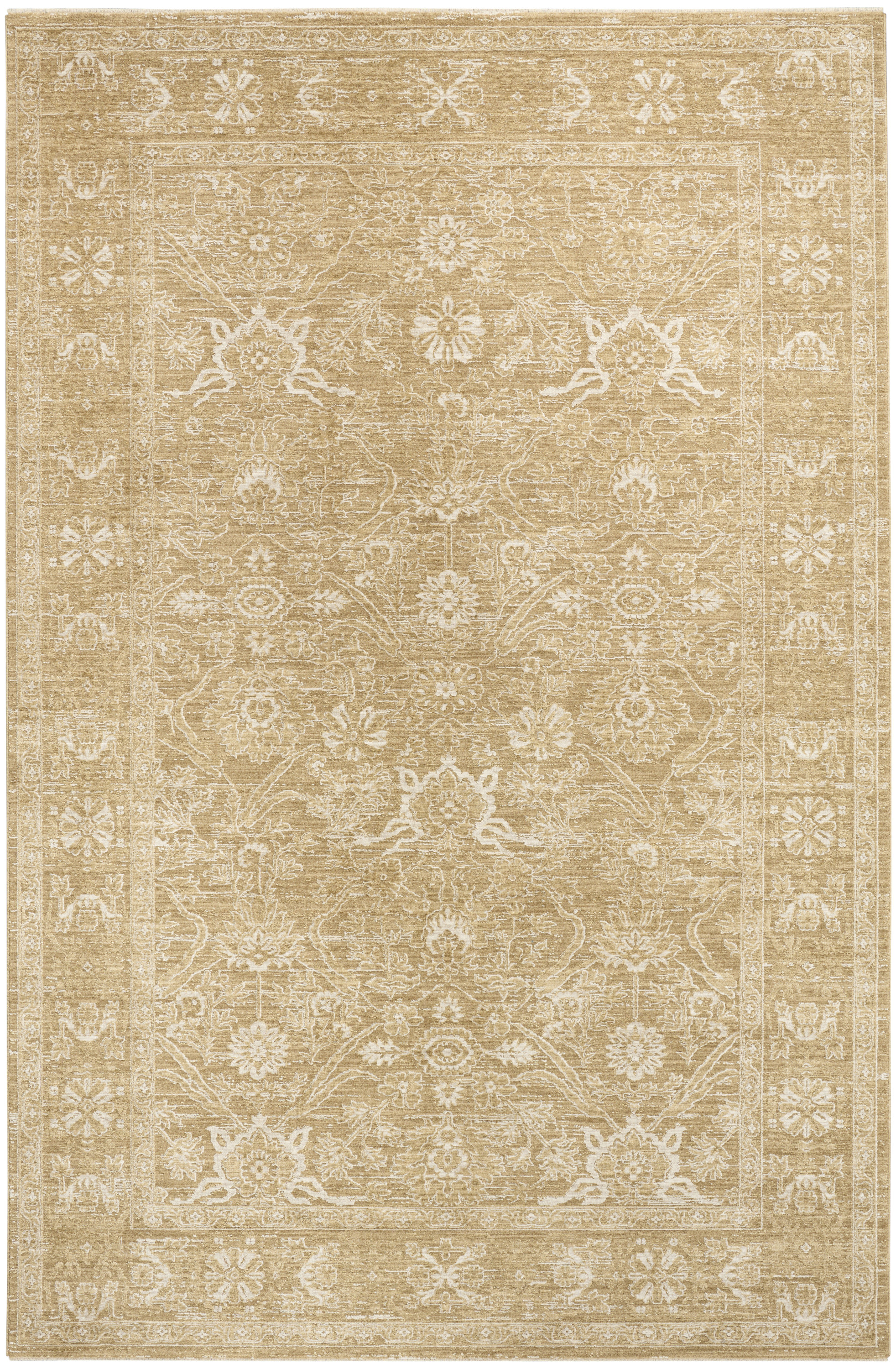Nourison Moonlit 5'3" x 7'6" Taupe Vintage Indoor Rug