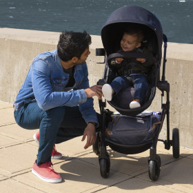 Pivot Modular Travel System with LiteMax Infant Car Seat with Anti-Rebound Bar