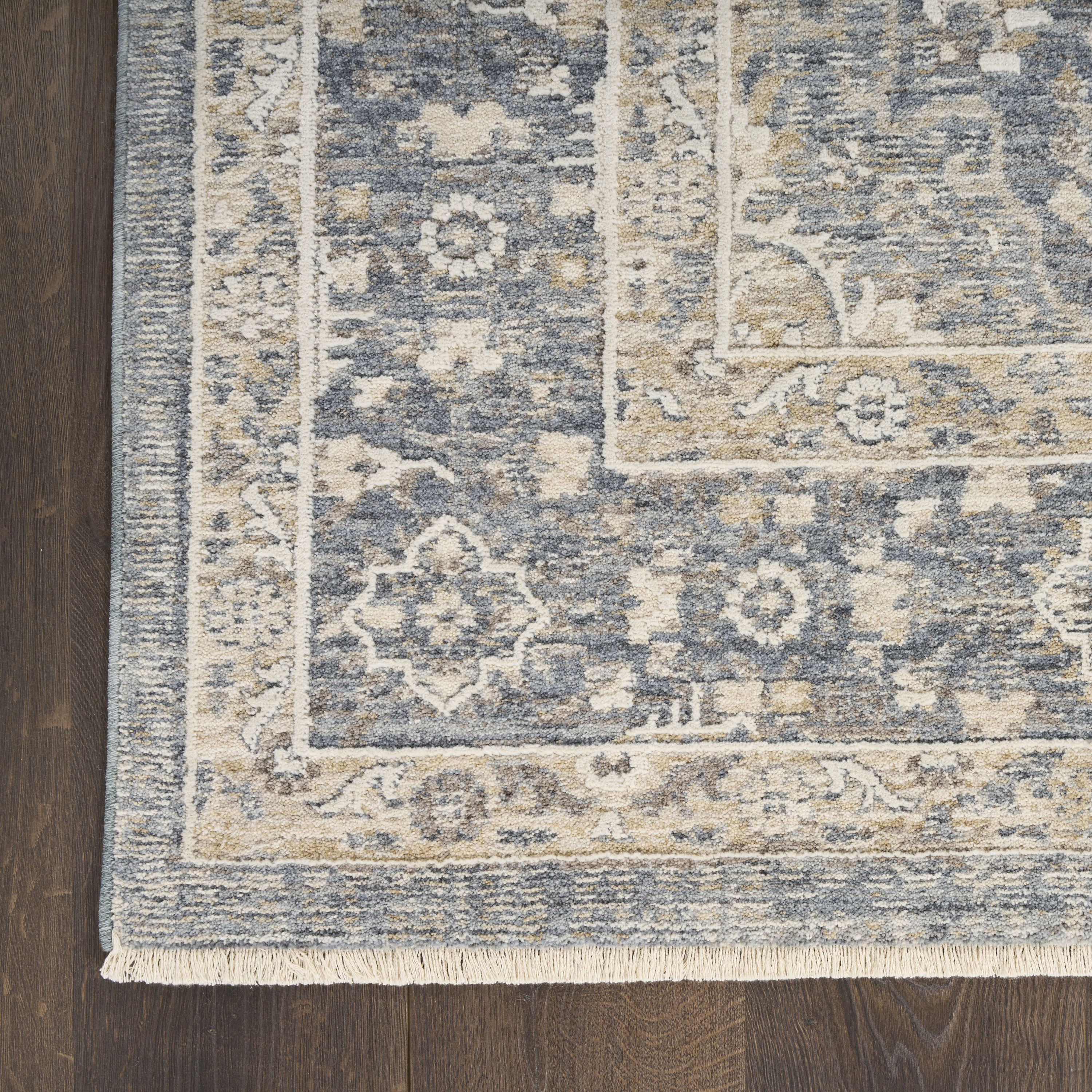 Nourison Retreat 9'6" x 13'2" Blue Vintage Indoor Rug
