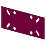 Rack Flange 19 in. D Electrically Isolates Frame From Floor