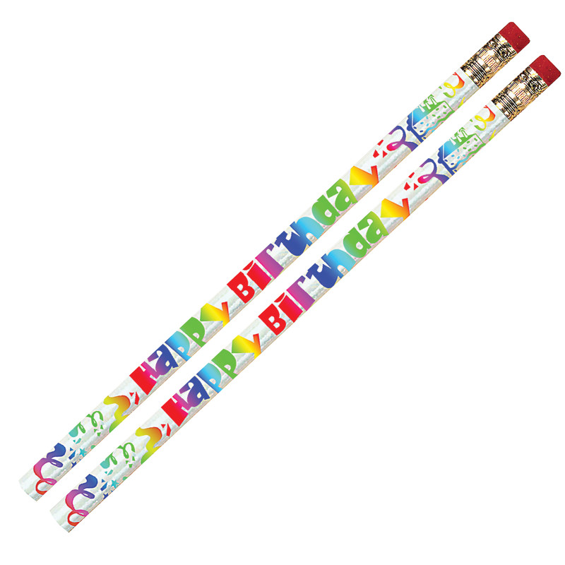 Happy+Birthday+Fiesta+Pencils%2C+12+Per+Pack%2C+12+Packs