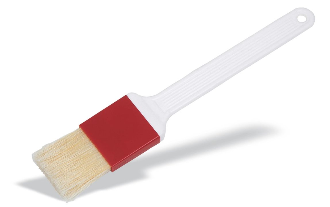 Pincel de poliamida de 24 centímetros de largo y 7,5 centímetros de ancho con cerdas naturales