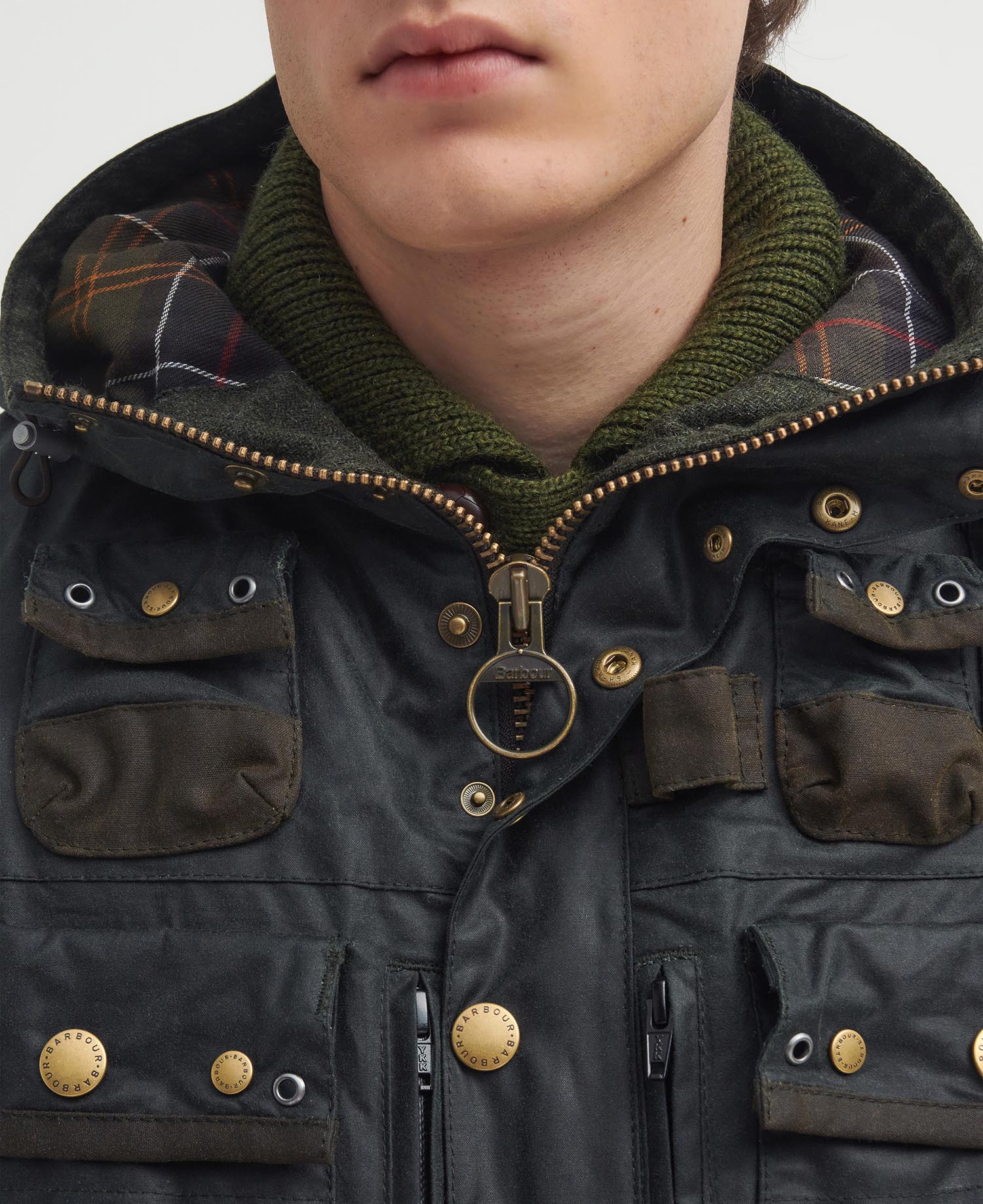 Barbour x TO KI TO Wachsjacke Military image number 4