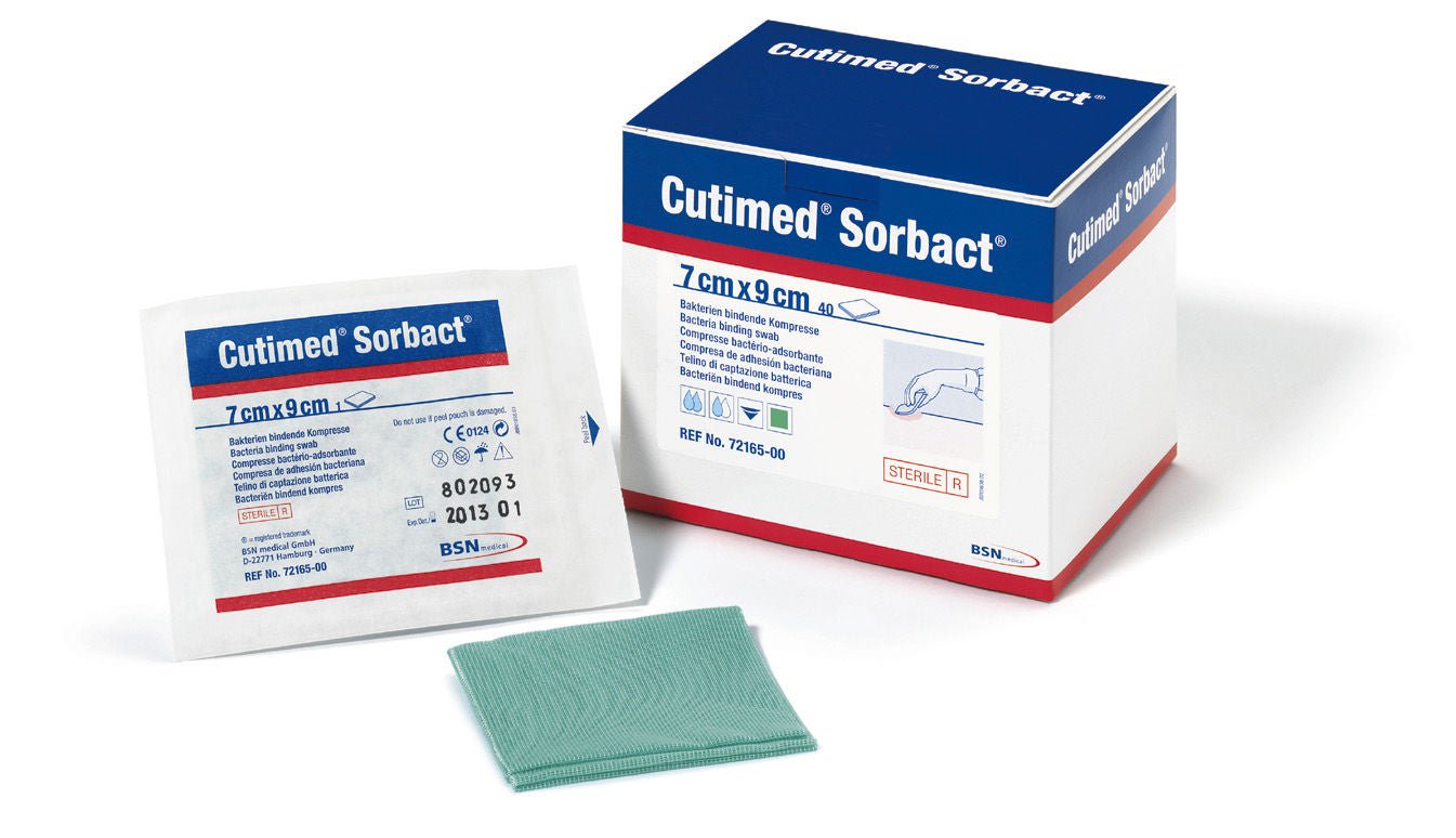 Cutimed® Sorbact® Antimicrobial Hydrogel Dressing, 3 x 3 Inch