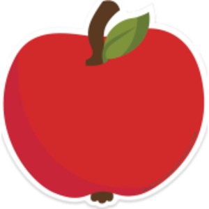 A Teachable Town Apples Paper Cut-Outs, Pack of 36
