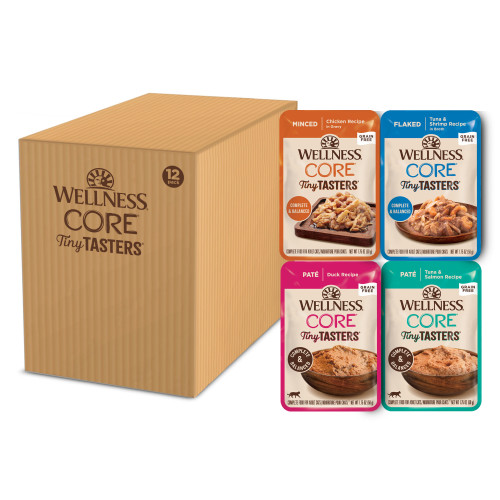 Wellness CORE Tiny Tasters More Variety Seafood & Poultry Variety Pack Product