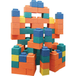 Gorilla Blocks&reg; Extra Large Building Blocks, Assorted Colors, 3-1/2" x 3-1/2" to 3-1/2" x 10-3/4", 66 Pieces