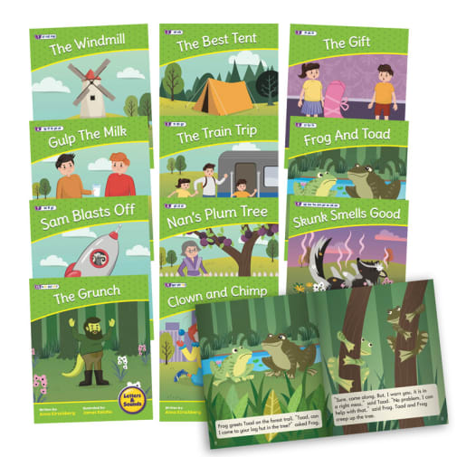 Decodable Readers: Letters & Sounds Phase 4 Set 2 Fiction