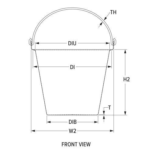 Engineering front view