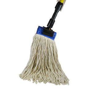 Hillyard, Cotton Cut-End Wet Mop Head with 5" Headband, #32, Natural