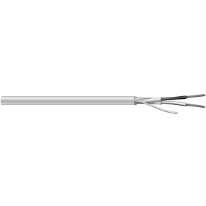 E2203S.30.86, Electronic Cable, Plenum, Aluminum/Polyester Foil Shield, PVC Insulation, 18 AWG 3 Conductor, 1000 ft. Box