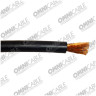Flexible and Portable Cord EPDM Rubber Bare Copper 600V 2 AWG 1-Conductor Black 0.46 in. O.D.