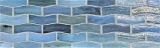 JAW (Just Add Water) Umbria 1×3 Zing Border Mosaic Pearl