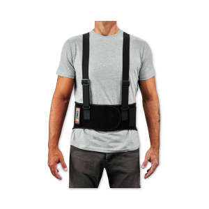 Ergodyne, ProFlex 1625 Elastic Back Support Brace, Small, 25" to 30" Waist, Black