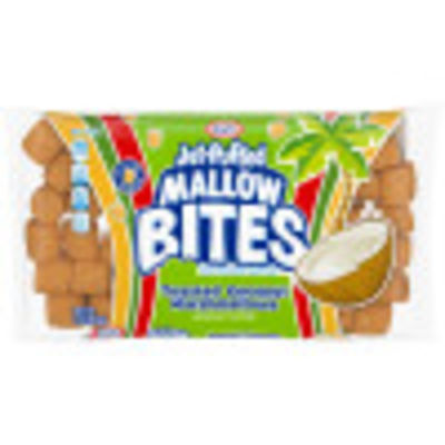 JET-PUFFED Mallow Bites Toasted Coconut Flavored Marshmallows 8oz Bag