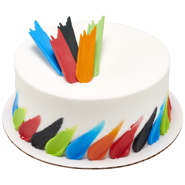 Primary Brushstrokes Sweet Décor® Edible Decorations
