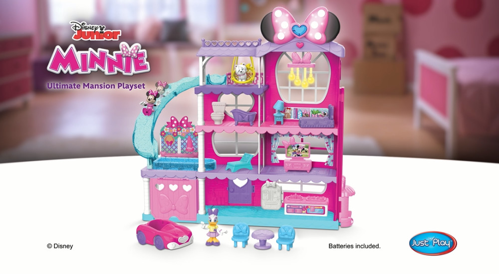 Disney Junior Minnie Mouse Ultimate Mansion Playset, Kids Toys for Ages