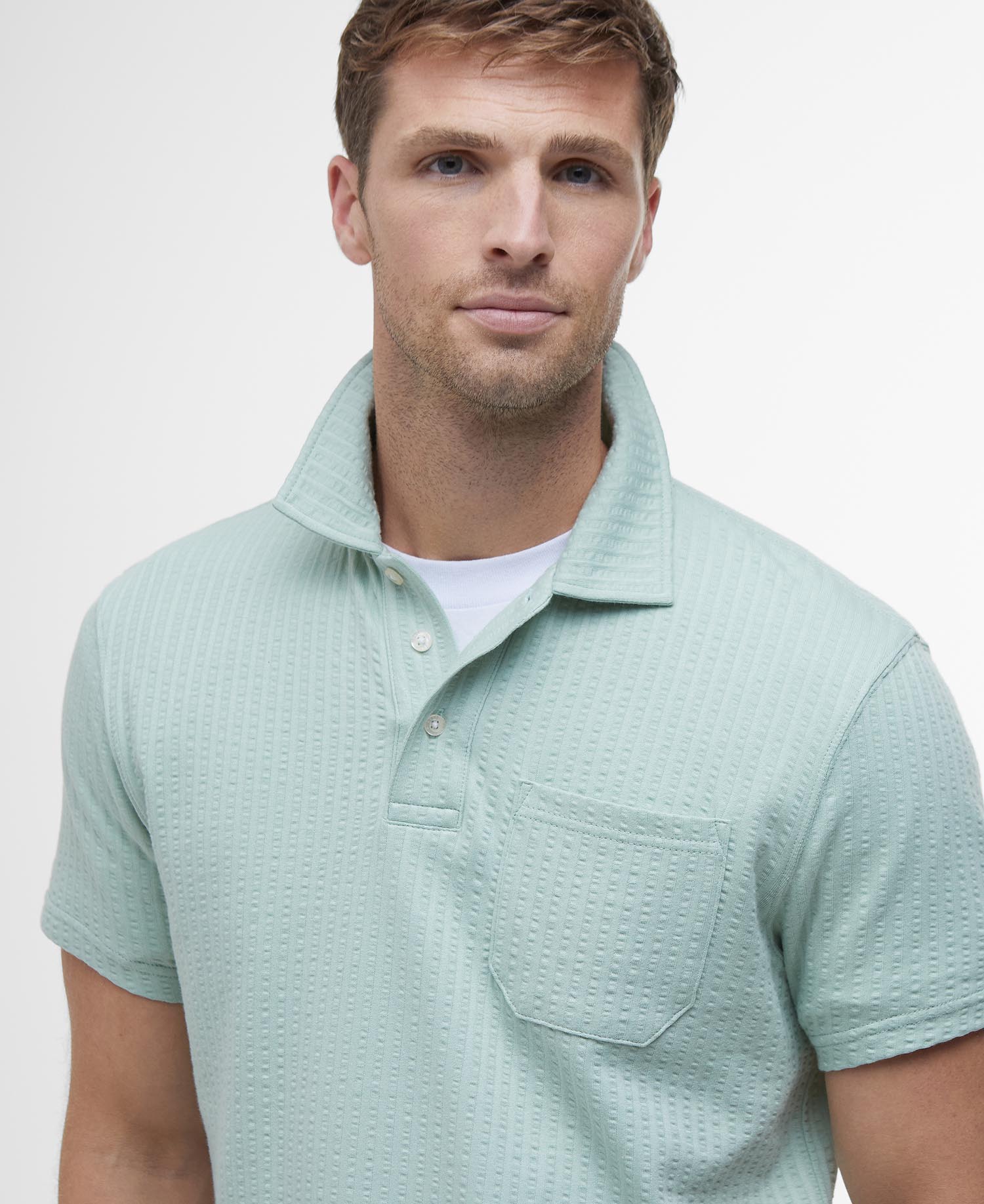 Dymchurch Seersucker Polo Shirt image number 3