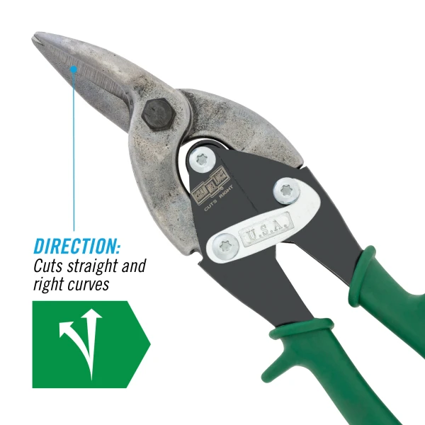 610AR 10-inch Right Aviation Snip