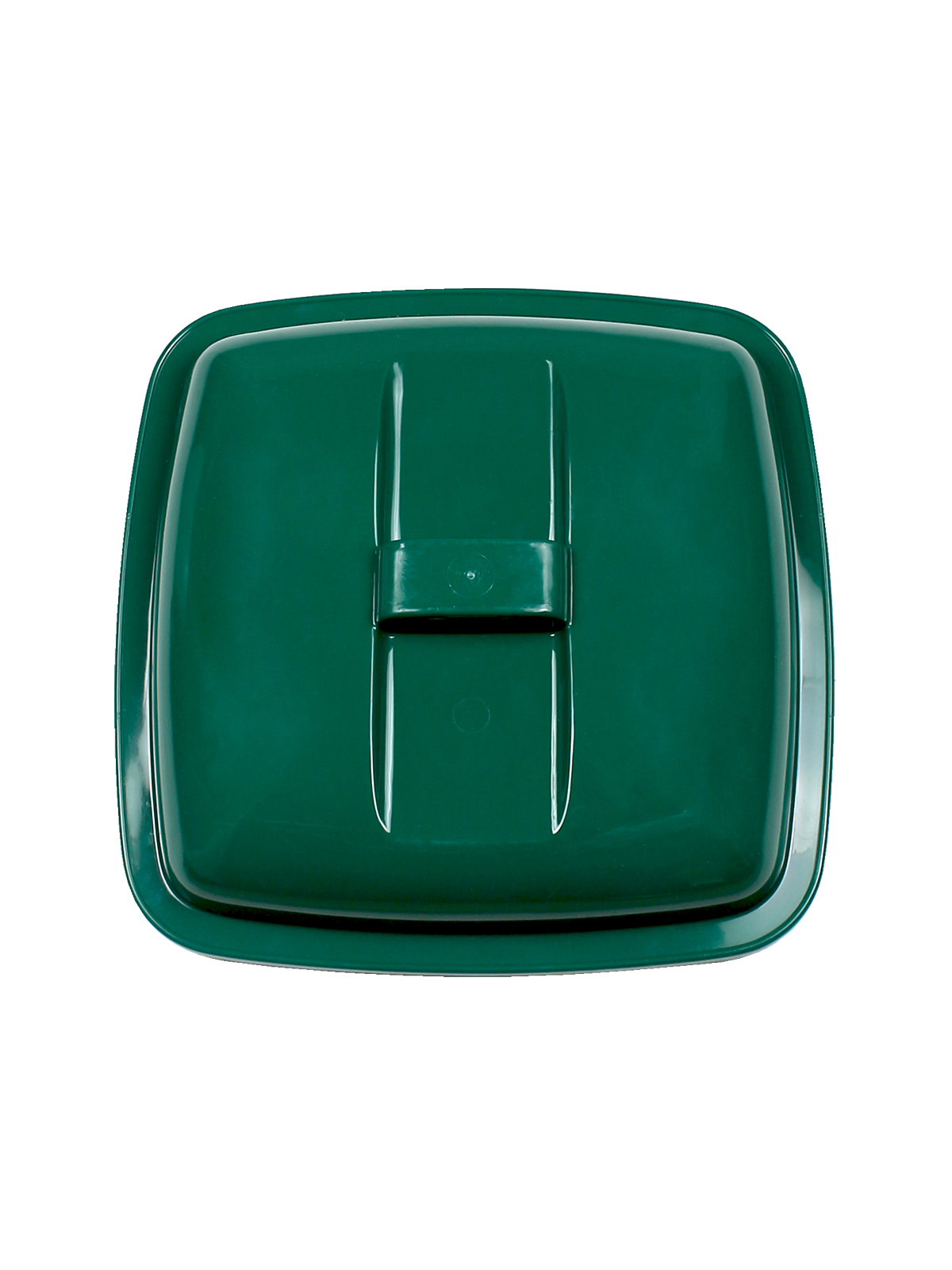UPRIGHT – Single – Lid – 14 G – Solid Lift – Dark Green