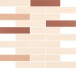 Kona White 1×4 Brick Mosaic Rectified