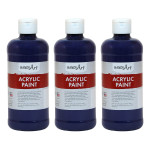 Handy Art&reg; Acrylic Paint 16 oz, Violet, Pack of 3 RPC101075-3