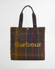 Borsa tote Telfield in tartan 