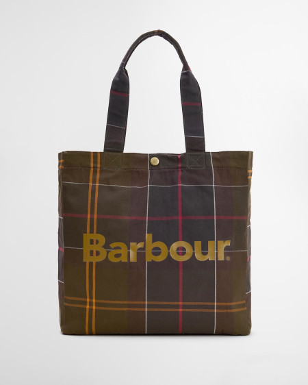 Borsa tote Telfield in tartan
