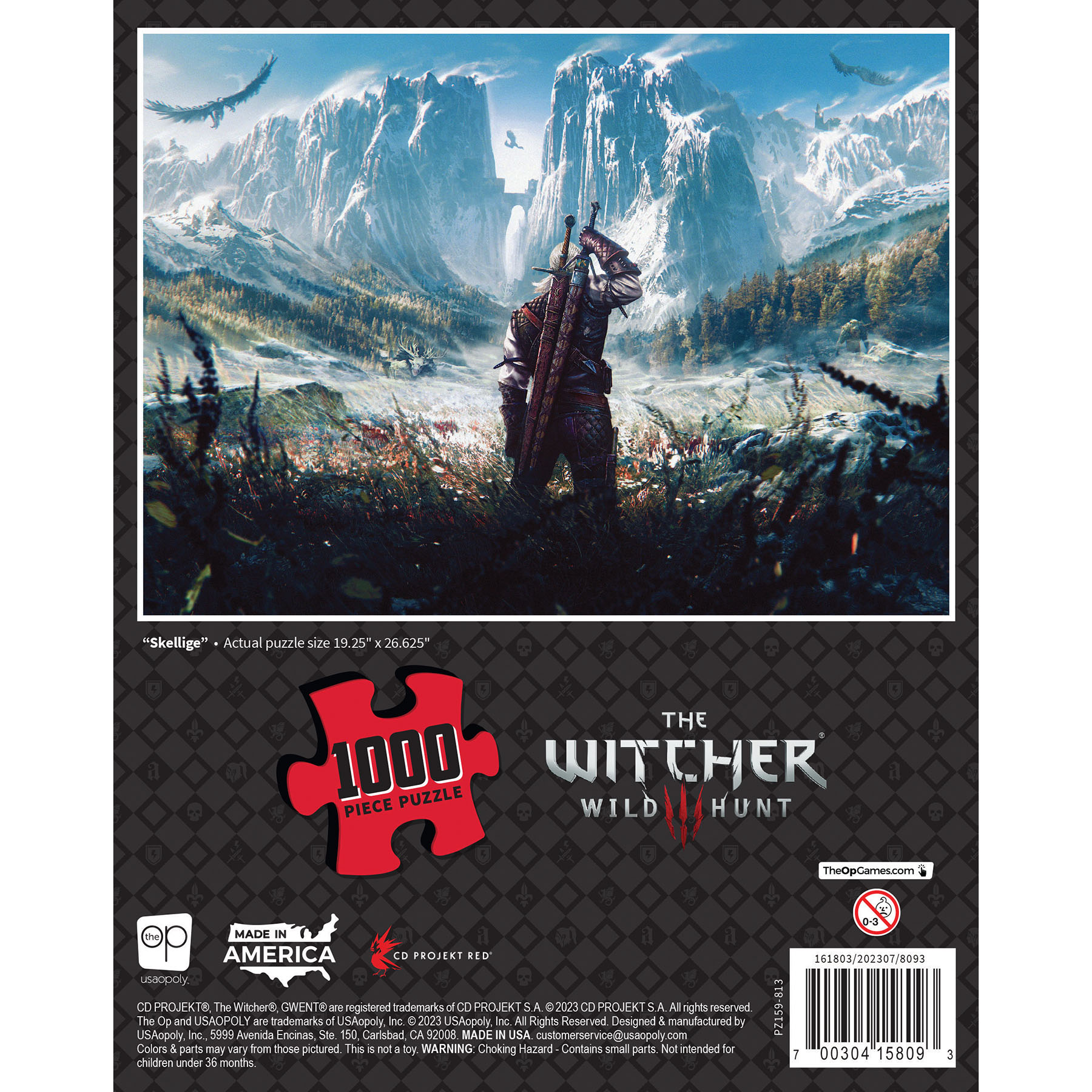 USAopoly The Witcher "Skellige" 1000-Piece Puzzle image number null