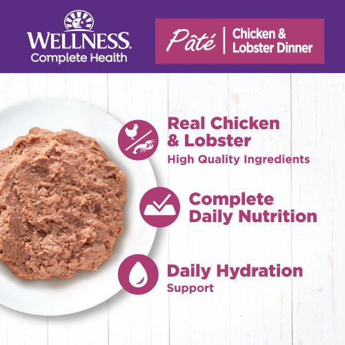 The benifts of Wellness Complete Health Pate Chicken & Lobster