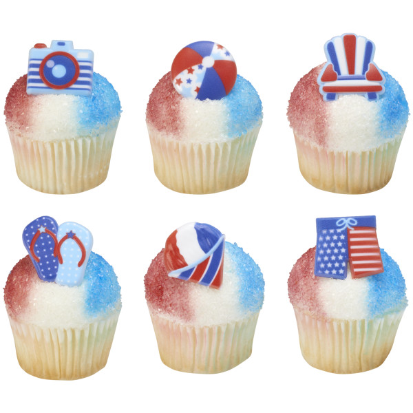 Summer Fun Cupcake Rings