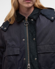 Barbour x Kaptain Sunshine Oversized Bedale Casual Field Coat Dark Indigo