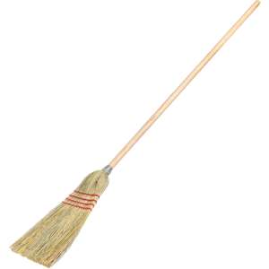Carlisle, Flo-Pac, 12in, Parlor Broom, Corn Blend Bristles, Yellow