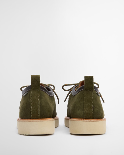 Barbour x Wildbunch Styles Heathpool Apron Lace Mocassins Green