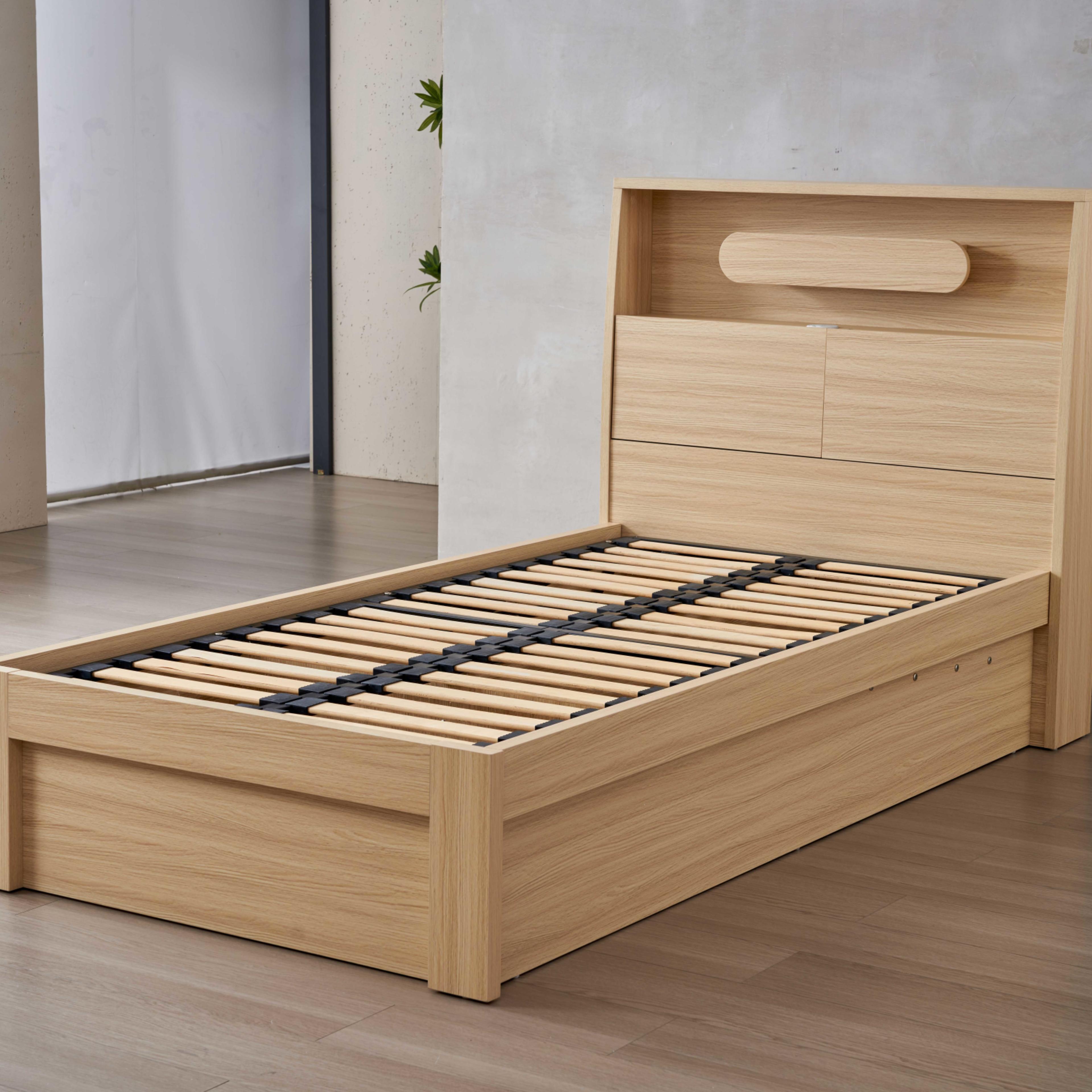 Product image of the Nova Bed Frame, Alpine Oak from Forty Winks